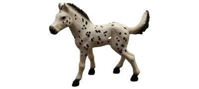 Schleich Appaloosa Fohlen Pferd Spielfigur Weiß 8cm Kinder ab 3 J.