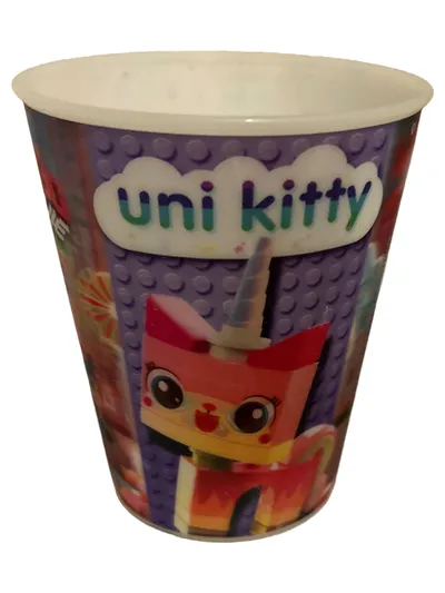 LEGO Unikitty Katze Becher Trinkbecher Kunststoff 10cm Kinder