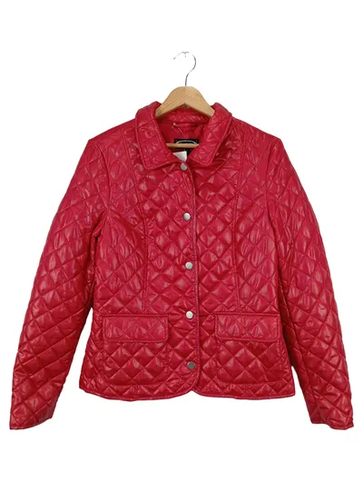 CECILIA CLASSICS Damen Steppjacke Rot Gr. 36/S Klassisch Freizeit