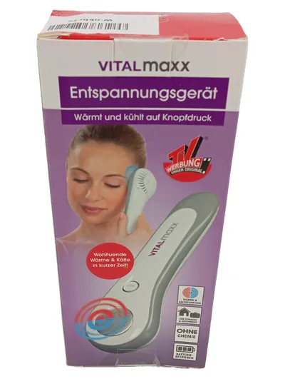 VITALmaxx Entspannungsgerät Wärme Kälte Funktion Massagegerät Grau