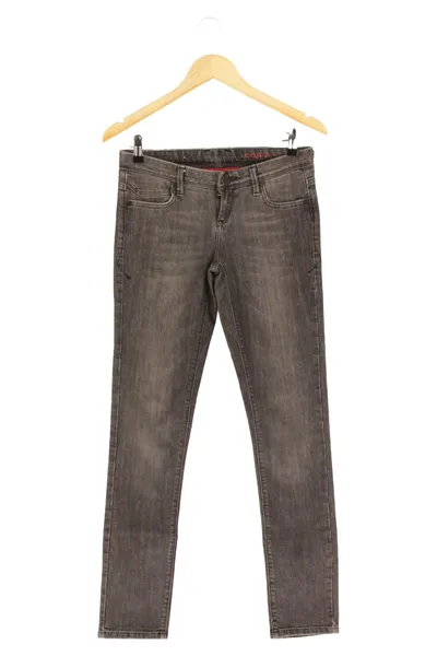 CROSS Damen Jeans Straight Leg W27/36/S Grau Casual Denim Hose