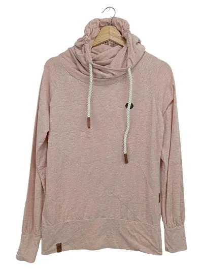 NAKETANO Kapuzenpullover Damen 38/M Rosa Streetwear Hoodie Pulli