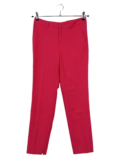 ASHLEY BROOKE Damen Stoffhose Gr. 38 Rot Business Elegant
