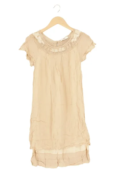 DAY BIRGER ET MIKKELSEN Damen Freizeitkleid 36/S Beige Häkelspitze