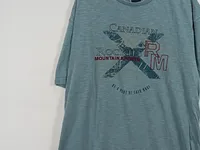 Engbers Herren T-Shirt Canadian Rockies Mountain Sports Gr. 50/L Blau 2