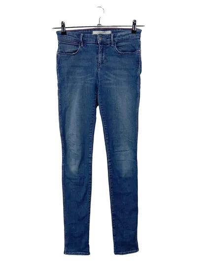 WRANGLER Damen Jeans Skinny Fit W25/34 Blau Casual Stretch Hose