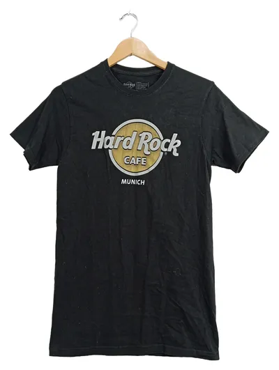 Hard Rock Cafe München T-Shirt Herren Gr. S Schwarz