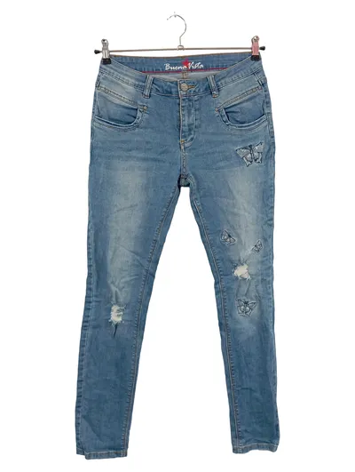 BUENA VISTA JEANS Damen Bootcut Jeans ANNA C XS W26/34 Blau