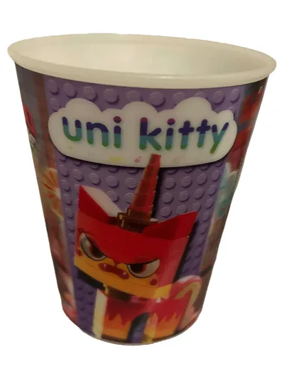 LEGO Unikitty Becher Kunststoff Tasse Fantasiefigur Mehrfarbig 10cm