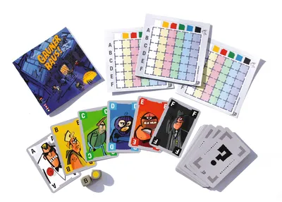 Drei Hasen in der Abendsonne Gauner Raus! Kartenspiel Kinder Detektiv