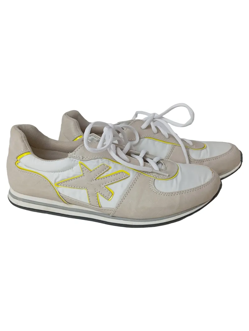 DOCKERS BY GERLI Herren Schnürschuhe Sneaker Beige Gr. 40 Sportlich Casual 1
