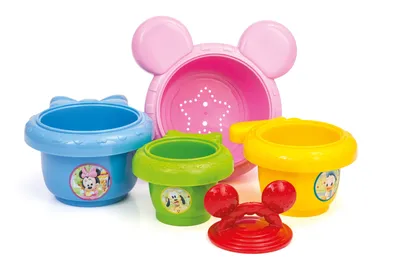 Clementoni Disney Mickey Mouse Stapelspiel Stapelbecher Kinder Mehrfarbig