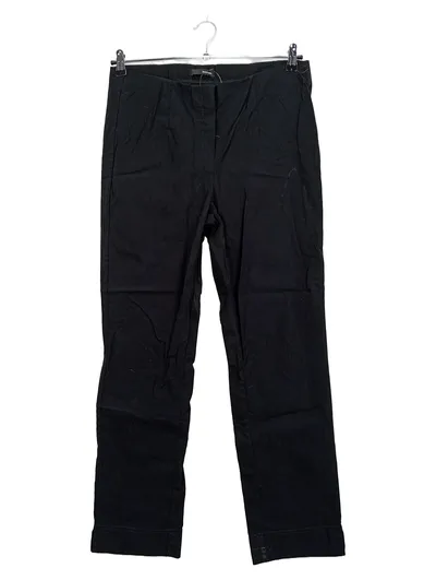 Steilmann Stoffhose Damen Gr. 42 Schwarz Klassisch Baumwolle