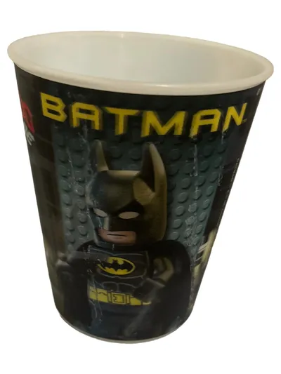 LEGO Batman Movie Becher Kunststoff 250ml Kinder Fan Becher Schwarz