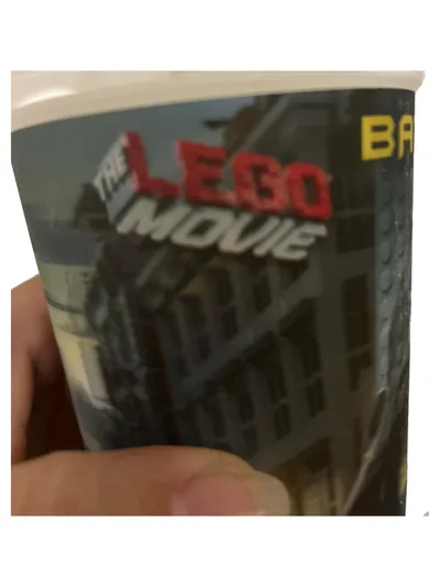 LEGO Batman Movie Becher Kunststoff 250ml Kinder Fan Becher Schwarz