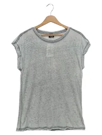AMY & IVY T-Shirt Damen Gr. 34/XS Grau Casual Basic Oberteil 1