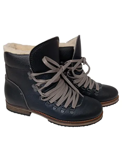 VEGETARIAN SHOES Damen Schnürschuhe 38 Schwarz Casual Winterstiefel