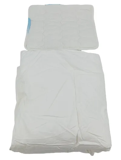 CENTA-STAR Babydecke Steppdecke Weiß 80x80 cm Polyester Baumwolle