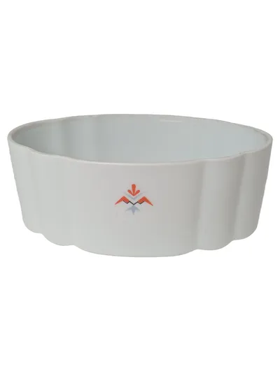 BAVARIA PORZELLAN Servierschüssel Weiß Klassisch Porzellan Schale 18x12 cm