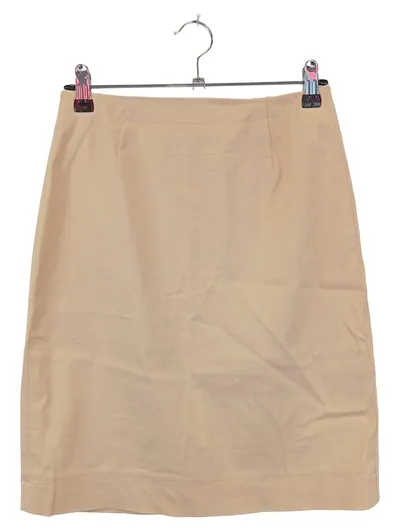 MARC CAIN Bleistiftrock Damen Gr. 34/XS Beige Elegant Business Midirock