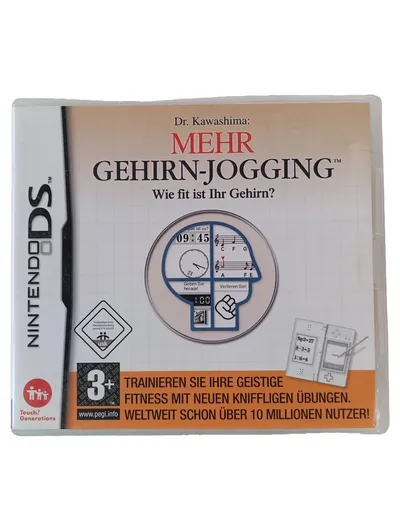 Nintendo Dr. Kawashima Mehr Gehirn-Jogging Lernspiel Logik IQ DS Zustand gut