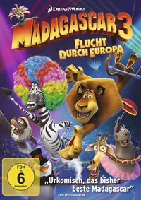 Madagascar 3: Flucht durch Europa - DreamWorks DVD Animationsfilm FSK 6 1