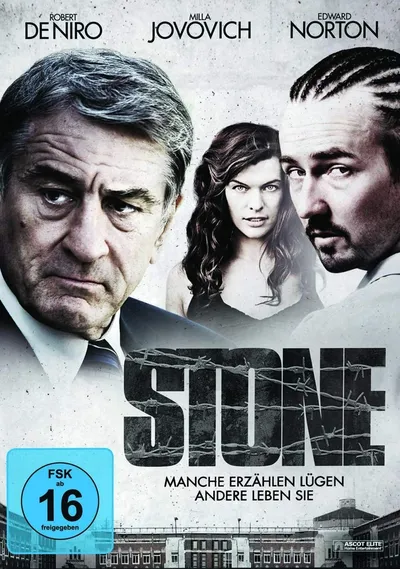 Stone DVD Thriller Film Robert De Niro Milla Jovovich Edward Norton FSK 16