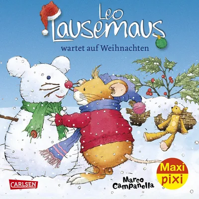 Leo Lausemaus wartet auf Weihnachten Maxi Pixi Carlsen Kinderbuch