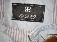 Basler Damen Jacke Gr. 38 Blau Übergangsjacke Stehkragen Riegel Casual 4