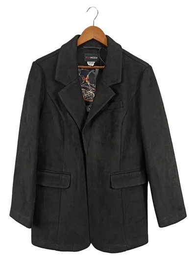 MIAMODA Damen Blazer Gr. 44/XXL Schwarz Elegant Business Jacke