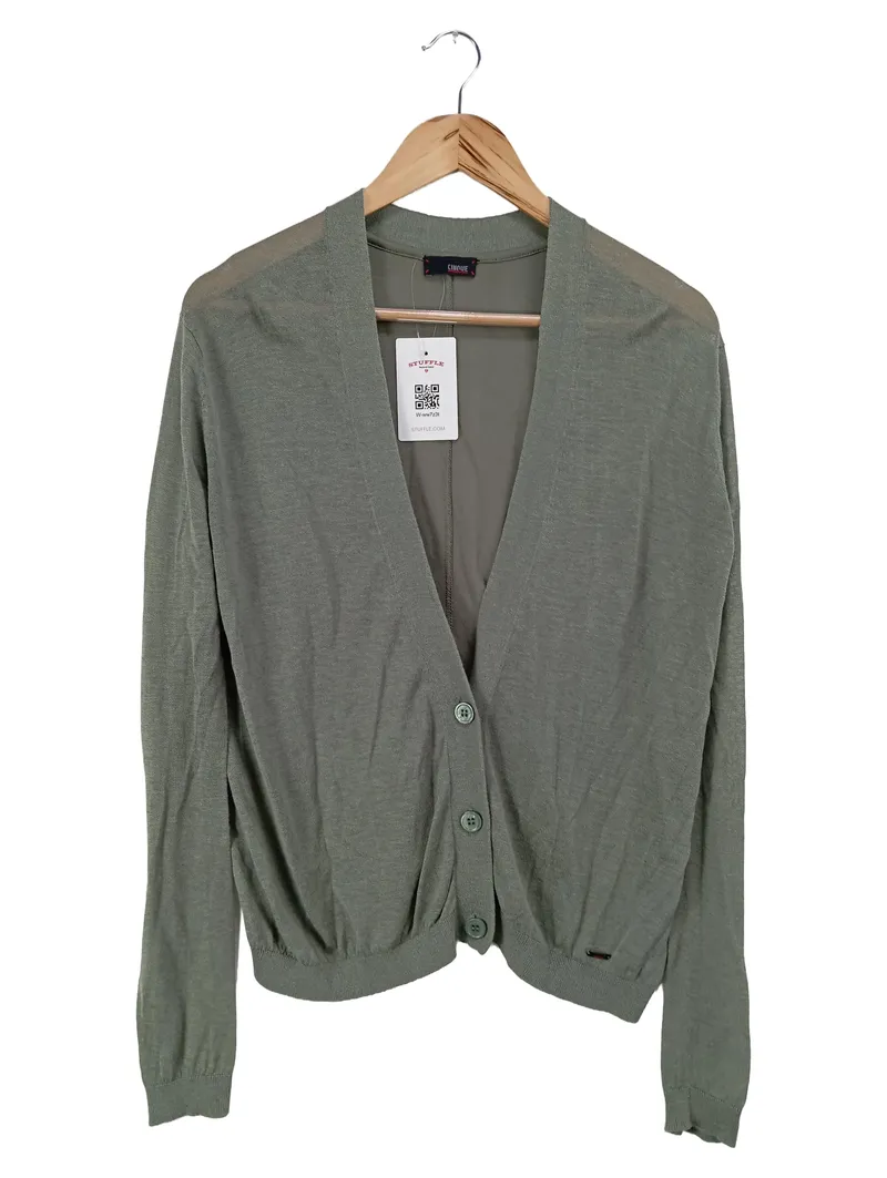 GIACOMO CINQUE Strickjacke Damen Grün Einheitsgröße Klassisch Cardigan 1