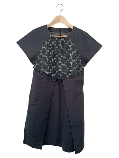 PAUL & JOE SISTER festliches Kleid Damen Gr. 40/L Grau Elegant Spitze