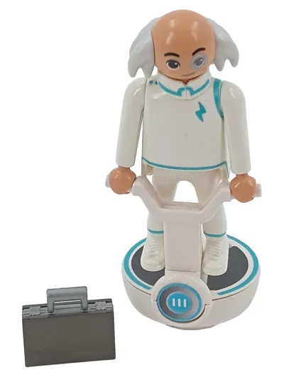 PLAYMOBIL 6690 Spielfigur Wissenschaftler Hoverboard Weiß Kinder