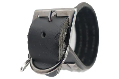 ESPRIT Armband Herren Leder schwarz Casual 24cm