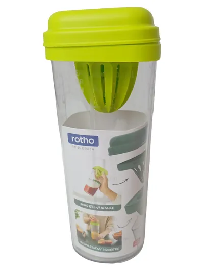 ROTHO Cocktail Shaker Grün Modern Funktional 22cm Mixer Saftpresse