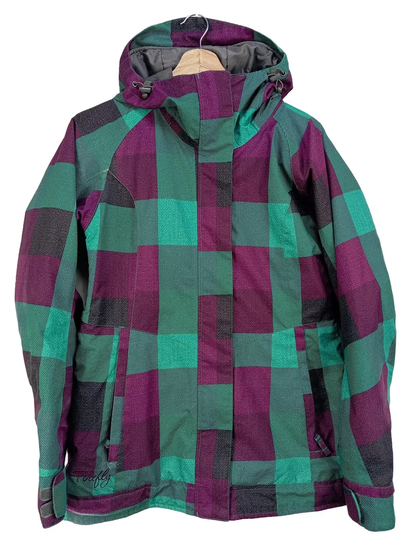 FIREFLY Damen Steppjacke Gr. 36/XS Mehrfarbig Kariert Sportlich Outdoor 1