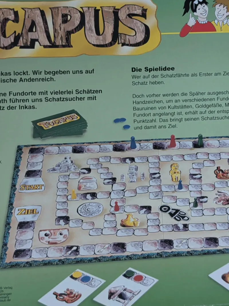 Espenlaub Verlag TOCAPUS Inka Schatz Brettspiel Abenteuer Kinder ab 8 3