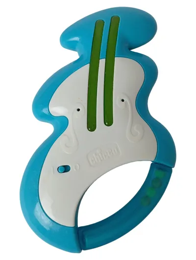 CHICCO Baby Spieluhr Gitarre Blau Musikspielzeug Modell 71166 Kinder