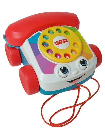 Fisher-Price Nachziehspielzeug Telefon Baby Kleinkind Mehrfarbig