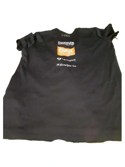 Under Armour Fanshirt Damen T-Shirt Gr. 34 XS Schwarz Heatgear Erdinger DAK