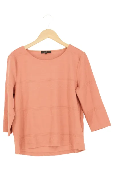 BONITA Damen Langarmshirt Gr. 38/M Rosa Casual Elegant