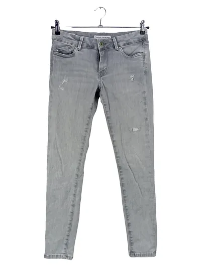 PEPE JEANS Damen Destroyed Jeans Wiser Wash W30/38 Grau Casual