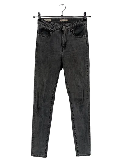 LEVIS Damen High Waist Jeans W26/34/XS Grau Casual