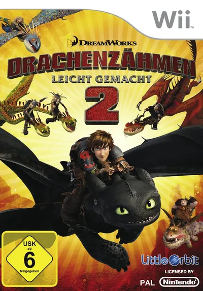 Dreamworks Drachenzähmen leicht gemacht 2 Wii Action Abenteuer Spiel Deutsch