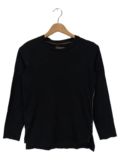 JACK & JONES Kinder Langarmshirt Gr. 152 Schwarz Streetwear Hund Logo