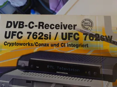 Kathrein UFC 762si UFC 762sw DVB-C Kabel Receiver Digital Schwarz