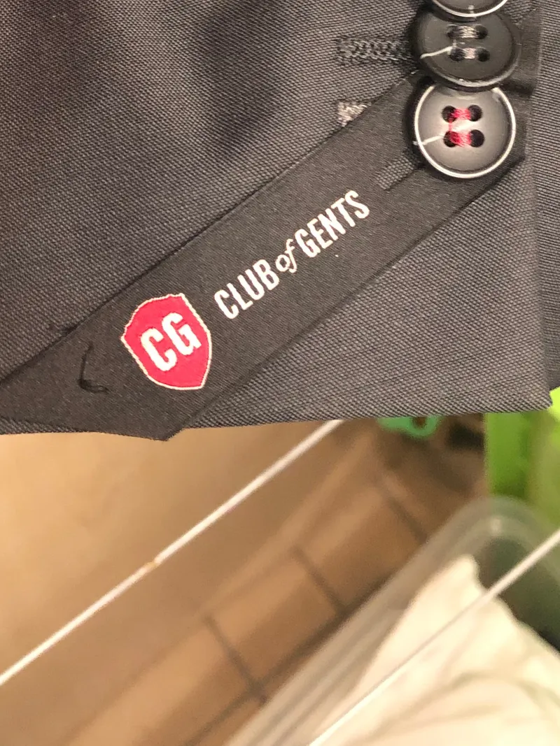 CG Club of Gents Herren Anzug Gr. 50 Grau Wolle Business Sakko Hose 6
