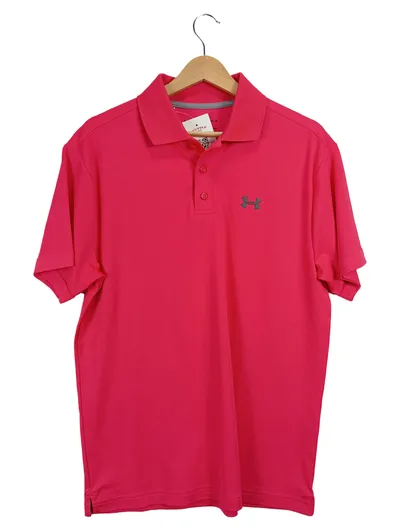 Under Armour Herren Poloshirt Pink Gr. 48/M Sport
