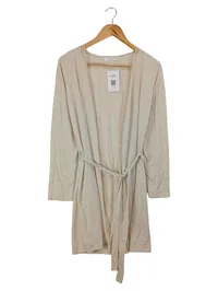 WOMENS SECRET Damen Morgenmantel Beige Gr. 38/M Elegant Viskose 1
