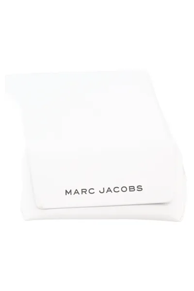 MARC JACOBS Damen Brillenetui Weiß mit Logo-Print